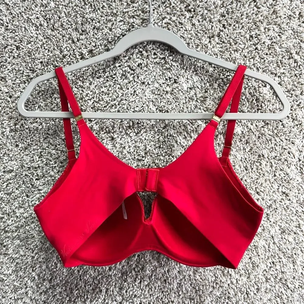 Victoria’s Secret Bra‎ Women’s 34D Incredible Red Lined Demi